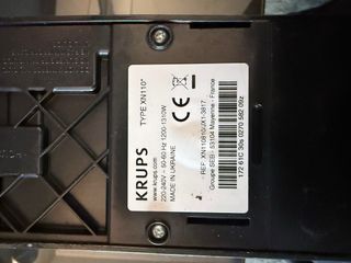 Cafetera Nespresso Krups Negra