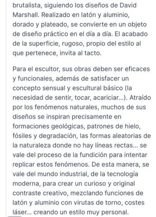 Cuenco David Marshall Metal Dorado y Plateado