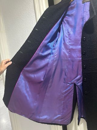 Abrigo Lana Lasserre Negro