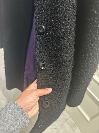 Abrigo Lana Lasserre Negro