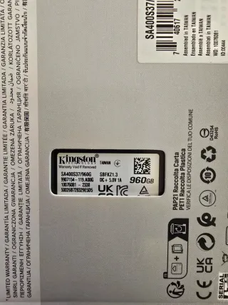 SSD Kingston A400 960GB