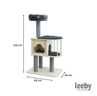 Rascador Gatos Leeby con Cama Nido