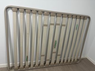 Base Cama Somier Madera y Metal