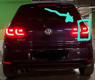 Foco Trasero Golf 6 LED