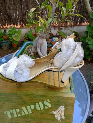 Zapatos de charol blancos Fox