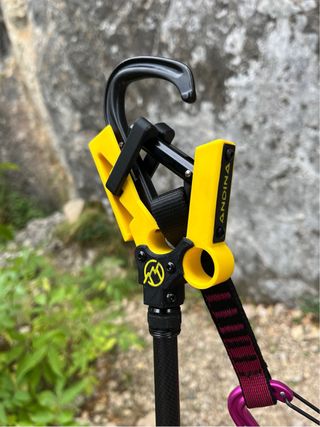 Pértiga escalada amarilla