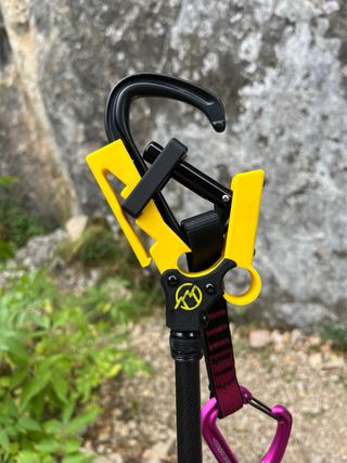 Pértiga escalada amarilla