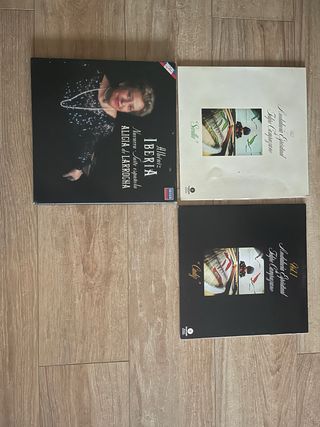 Vinilos Albeniz Alicia de Rocha Felipe Campuzano