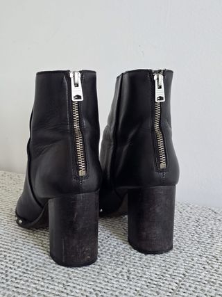 Botines All Saints Negros Tachuelas