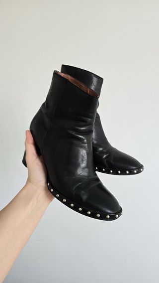 Botines All Saints Negros Tachuelas