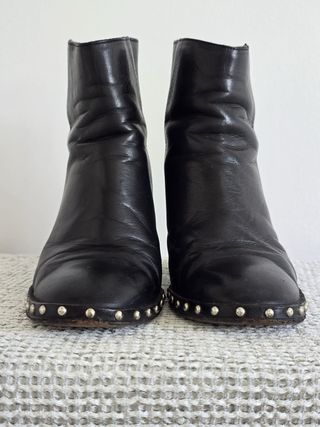 Botines All Saints Negros Tachuelas