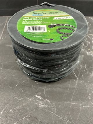 Hilo desbrozador  4mm x 100m negro
