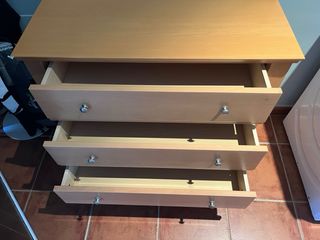 Cajonera de madera - 3 cajones