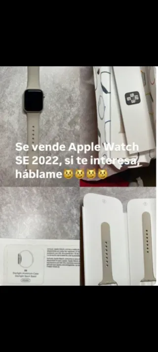 Apple Watch SE 2022 blanco 40mm