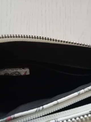 Monedero Parfois blanco estampado náutico