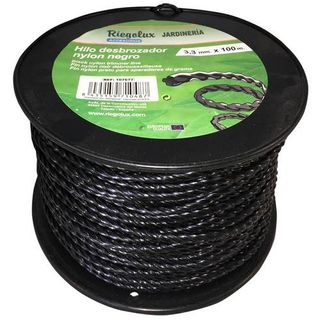 Hilo desbrozadora 3,3mm x 100m negro