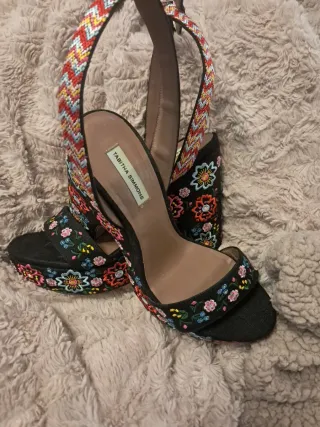 Sandalias plataforma Tabitha Simmons bordadas