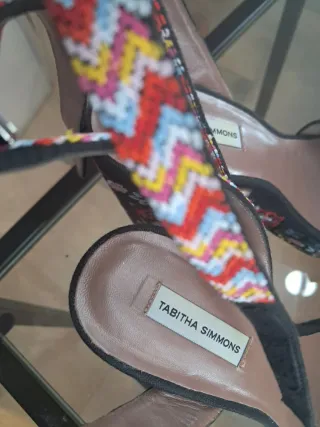 Sandalias plataforma Tabitha Simmons bordadas