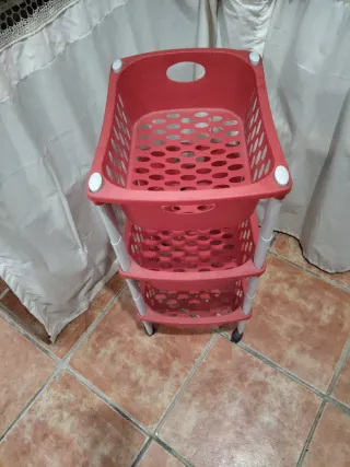 Organizador Multiusos Rojo y Blanco