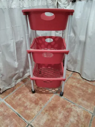 Organizador Multiusos Rojo y Blanco