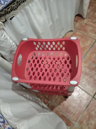 Organizador Multiusos Rojo y Blanco