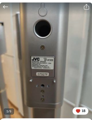 Altavoces Torre JBL Plata