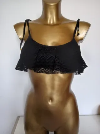 Top nero pizzo Atmosphere Tg. S