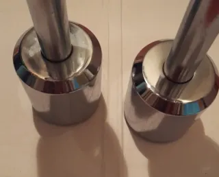 Pack 2 Mancuernas cromada 9 Kilos...NO ENVÍO