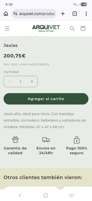 Jaula Ancona Kit 2 Sin Estrenar
