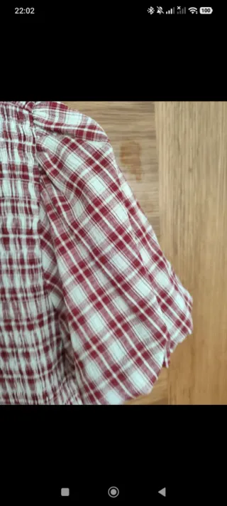 Vestido Rita Ora Primark Cuadros Rojo