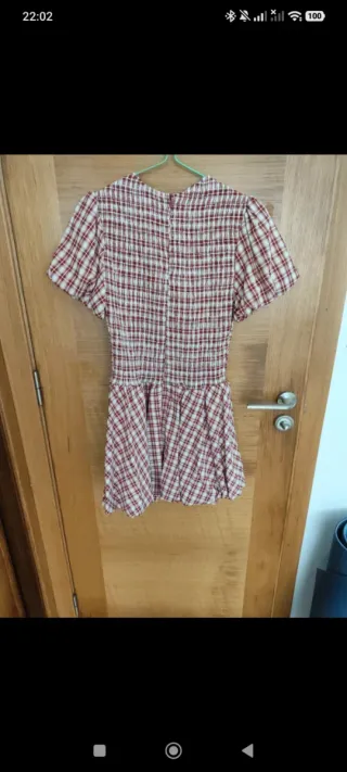 Vestido Rita Ora Primark Cuadros Rojo