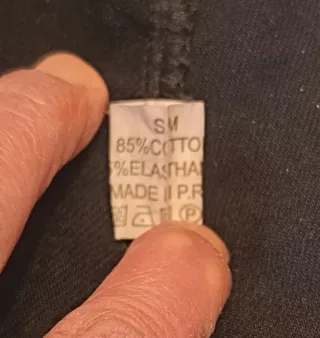 Pantaloni neri elasticizzati taglia S/M