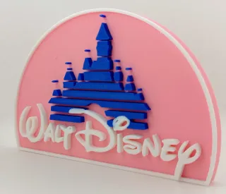 Logo 3D CASTILLO DISNE Y | Decoración Colección