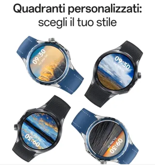 Smartwatch Negro y Gris con correa extra de colore