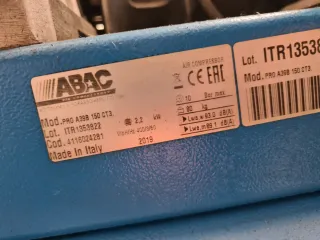 Compresor de aire ABAC 150 Hp3