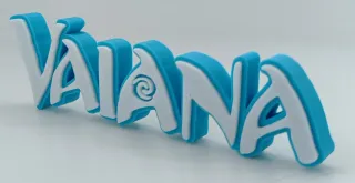 Logo 3D VAIANA MOANA | Decoración Colección