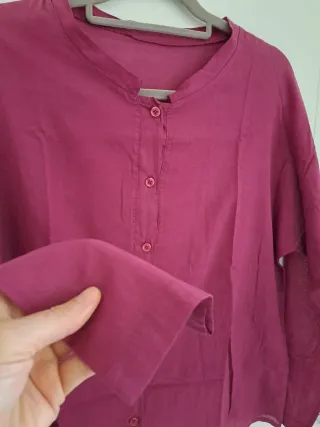 Camicia fuxia 100% cotone