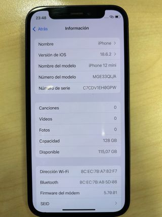iPhone 12 mini 128GB Nero