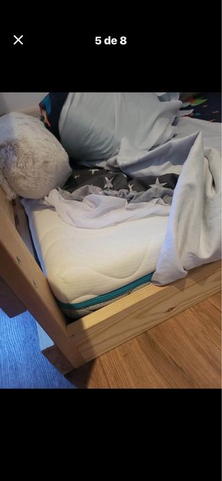 Negociable Cama Montessori Madera Natural