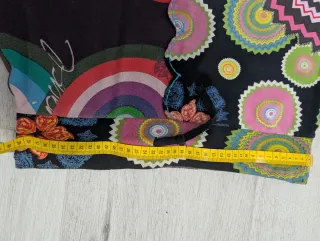 Falda Desigual Multicolor