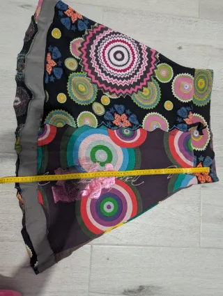 Falda Desigual Multicolor