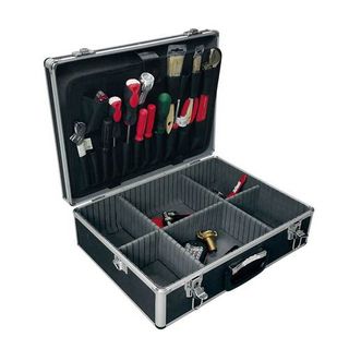 Maleta aluminio herramientas 45x15x33cm