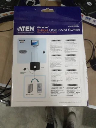ATEN CS22U KVM Switch 2 Puertos USB