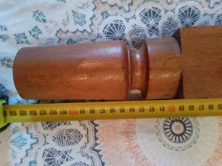 2 Cabeceros de madera rústicos para camas de 90