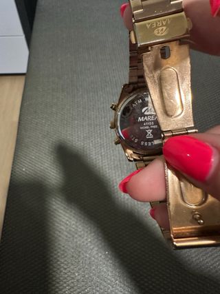 Reloj Marea Mujer Dorado y Turquesa
