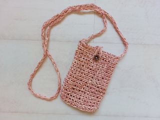 Bolso nuevo crochet móvil rafia