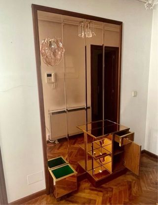 Recibidor espejo vintage madera (sin aplique)