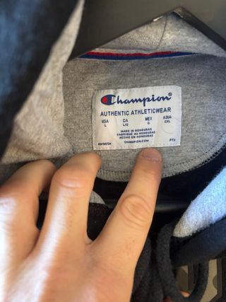 Felpa Champion vintage nera