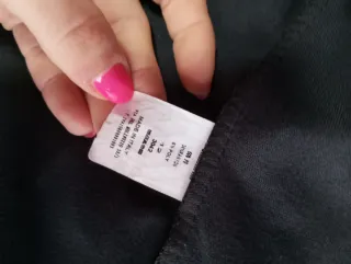 Chaqueta niña efecto cuero talla 12