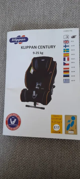 Silla de coche Kipplan Century